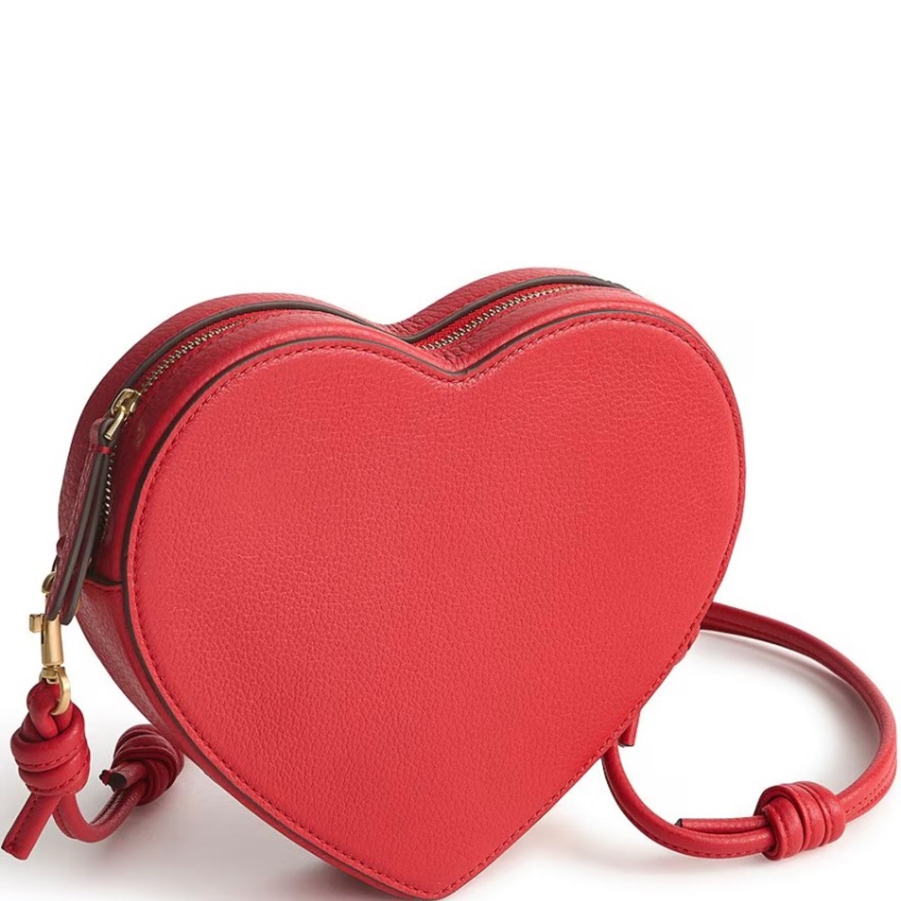 Vera Bradley Heart-Shaped Crossbody Bag in Red